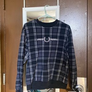 Fred Perry Plaid Crewneck Sweater